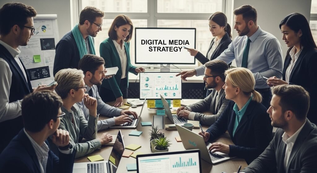 digital media strategy example
