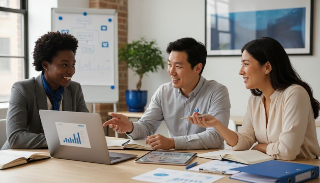 SME digital marketing teamwork